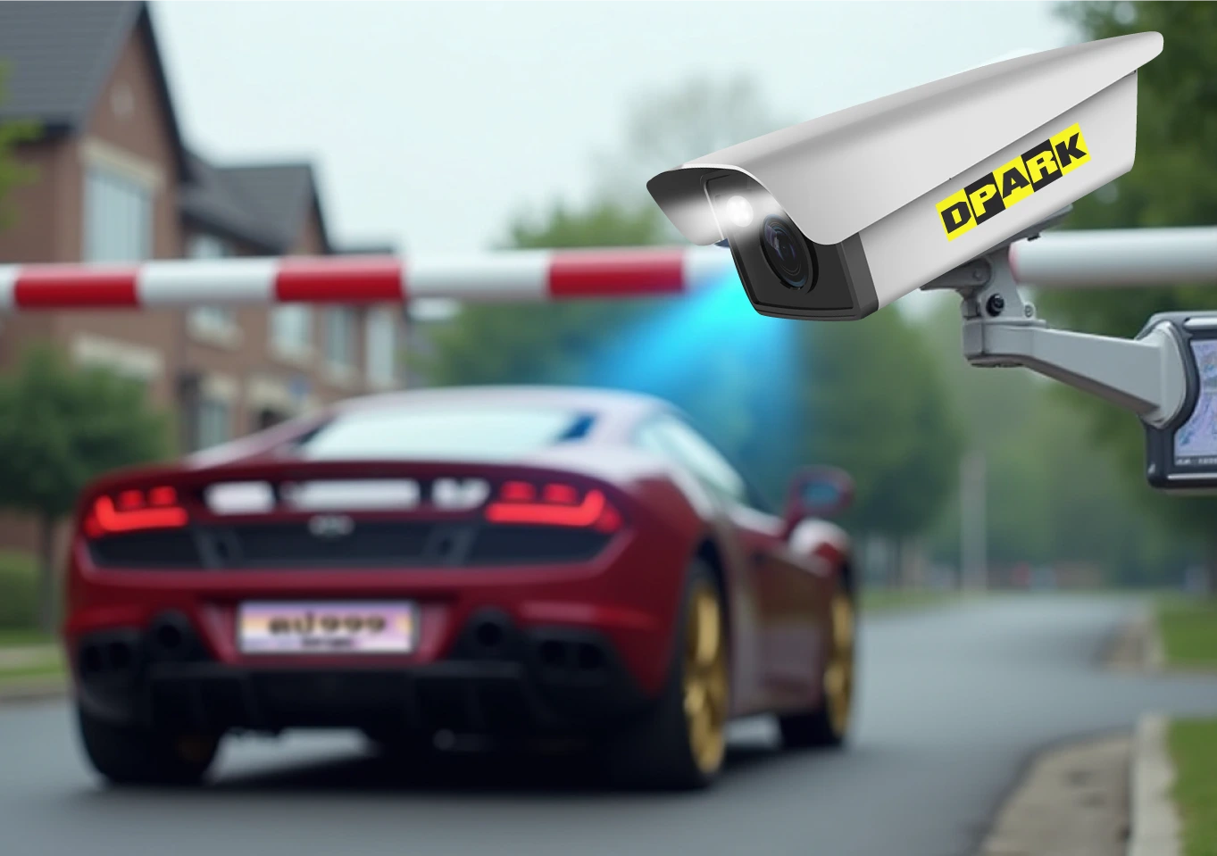 กล้องอ่านป้ายทะเบียน LPR ตรวจสอบการเข้าออกรถยนต์