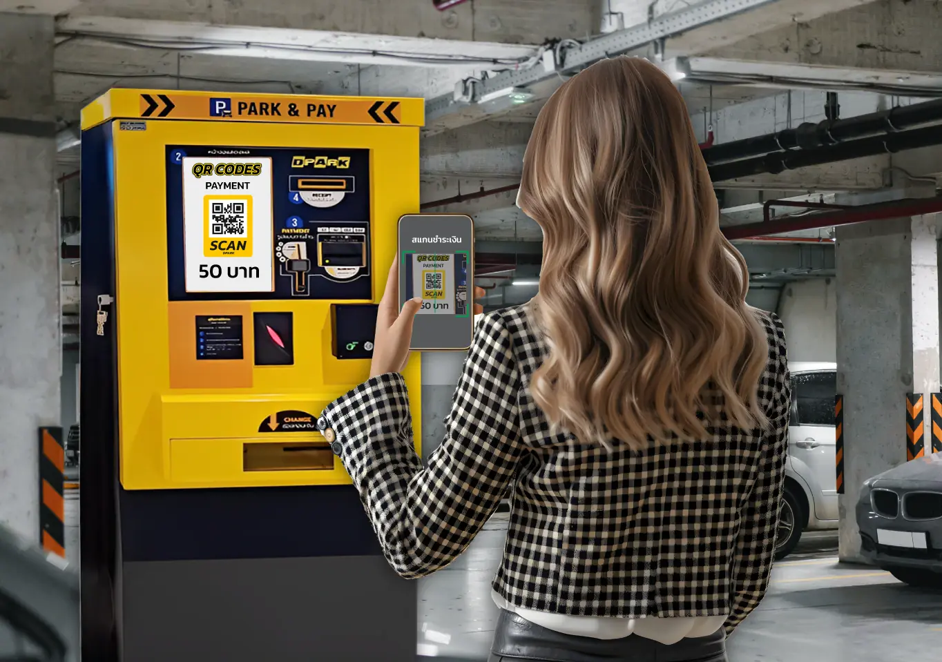 ระบบคิดเงินอัตโนมัติในลานจอดรถสำหรับการชำระค่าจอดรถ