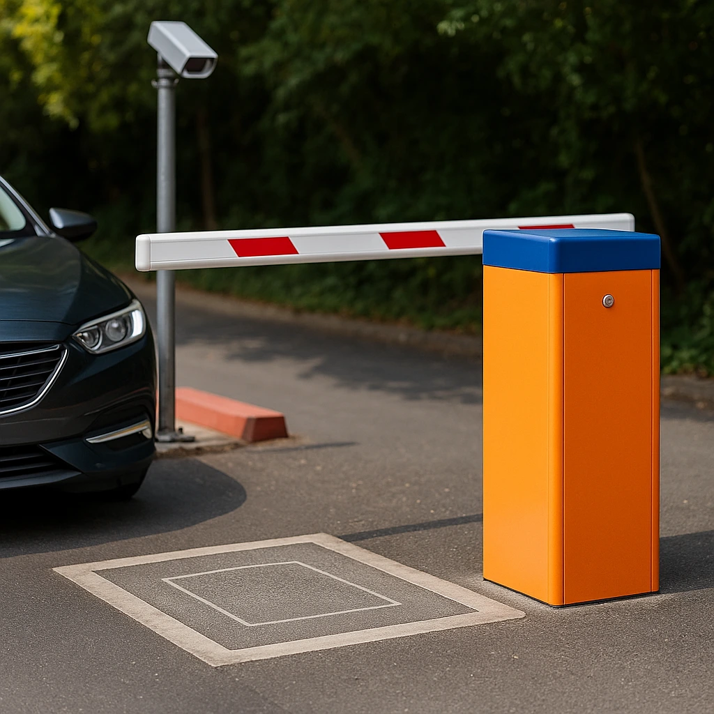 ติดตั้ง Loop Detector แบบฝังในพื้นถนนที่ลานจอดรถจริง